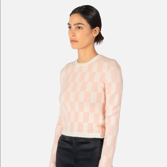 NWT Nanushka Feline Sweater Pink and Cream - Size - Picture 4 of 16